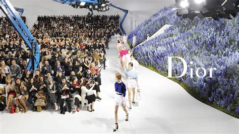 dior fashion show landscape.